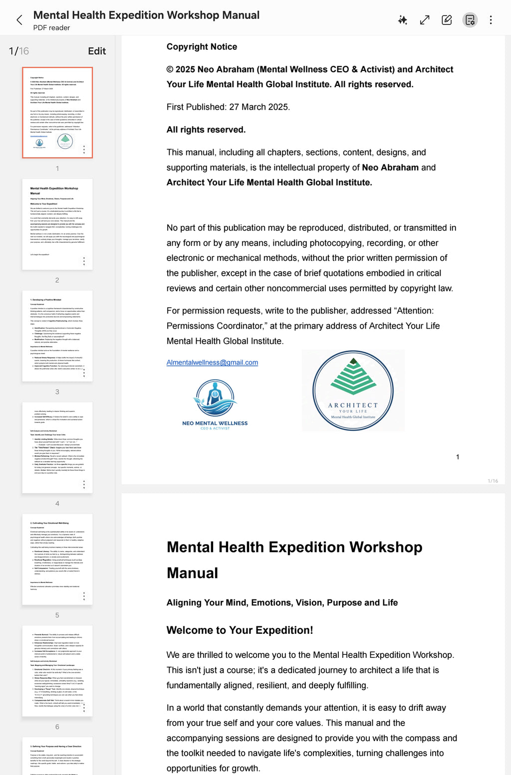 Healing Expedition: Mental Health